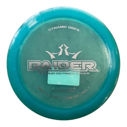 Used Dynamic Discs LUCID RAIDER Disc Golf Driver Teal 177g 11450-S000524940