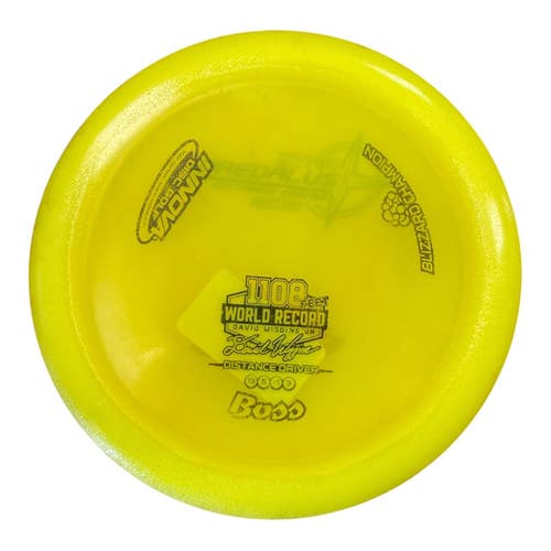 Used Innova BLIZZ CHAMP BOSS Disc Golf Driver Yellow 159g 11450-S000524944