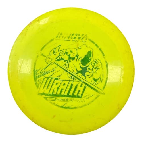Used Innova STAR WRAITH Disc Golf Driver Yellow 171g 11450-S000525263