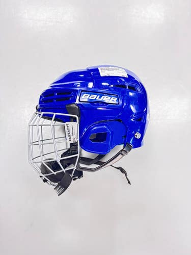 Used Bauer PRODIGY Helmet Cage Combo Royal Blue One Size 11860-S000312595