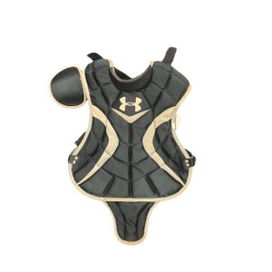 Used Under Armour CHEST PROTECTOR Catchers Chest Protector Black Youth 11859-S000032306