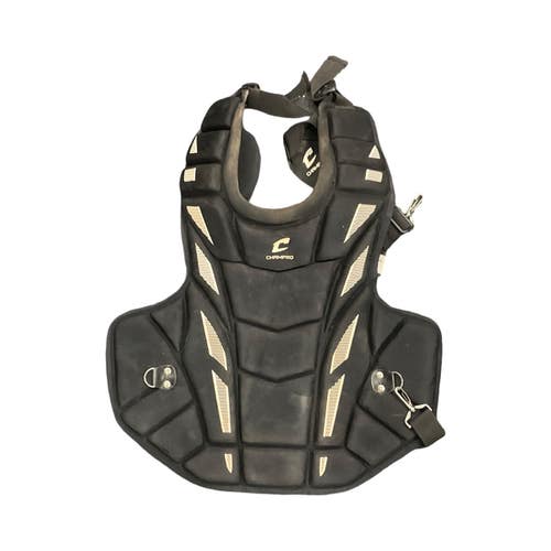 Used Champro CHAMPRO CHEST PROTECTOR Catchers Chest Protector Black Adult 11859-S000032307