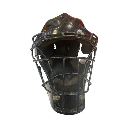 Used Wilson CATCHERS MASK Catchers Helmet w/Mask Black One Size 11859-S000032305