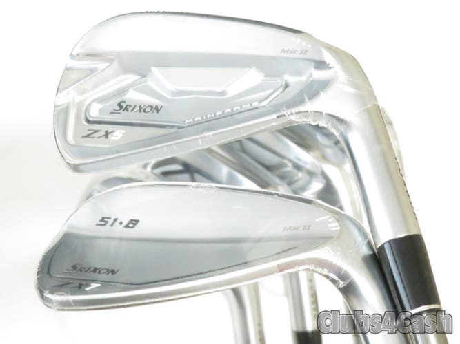 Srixon ZX5 ZX7 Irons Forged Combo Aerotech SteelFiber i95cw Regular 6-P+Aw   NEW