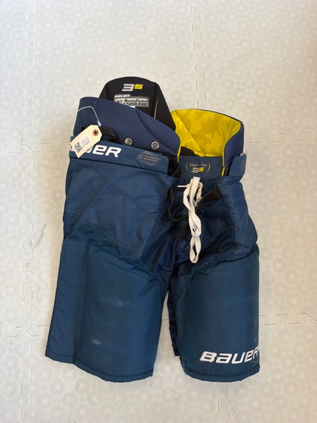 Blue Intermediate Medium Bauer Supreme 3S Hockey Pants (Used)