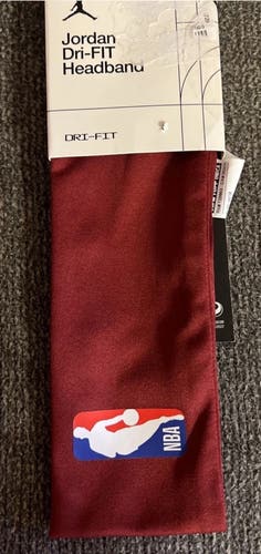 Nike Jordan NBA Cavaliers Team Issue Red Dri-Fit Headband
