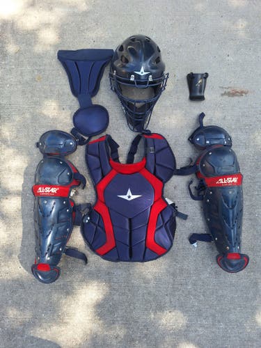 Blue All Star Player's Series Catcher's Set (Used)