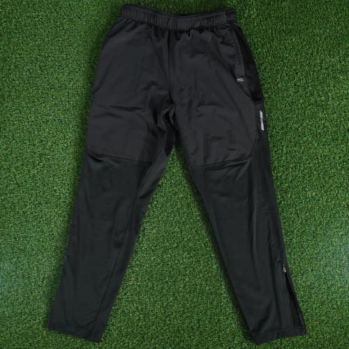 MEN'S MEDIUM DSG PANTS LACE UP CLOSURE ZIPPERED POCKETS BLACK, VGC