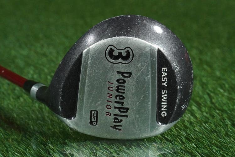 POWER PLAY JUNIOR 3 WOOD 33" EASY SWING POWER BLASTER JUNIOR FLEX RH 23 ~ LOOK!