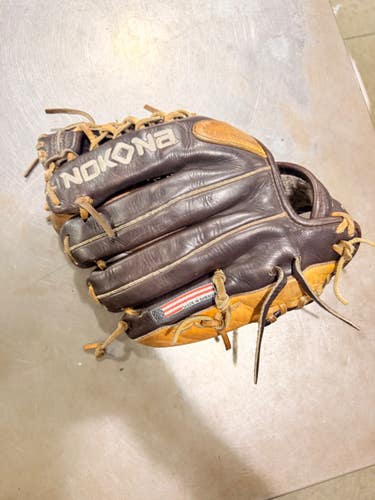 Used Nokona ALPHA SELECT S-200 BB/SB Glove RH Throw Brown 11 1/4" 11605-S000222413