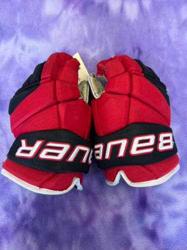 Black Senior Bauer Vapor Team Pro Gloves 14" (Used)