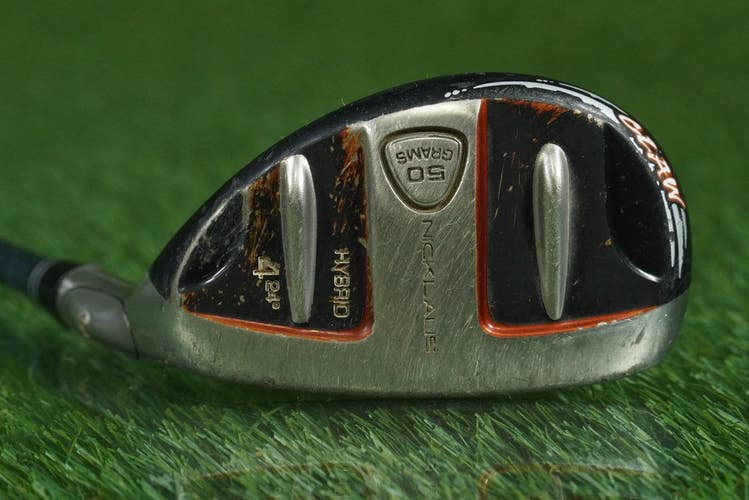 NICKLAUS CLAW 4 HYBRID IRON 4H PRECISION RIFLE GRAPHITE REGULAR FLEX RH 24