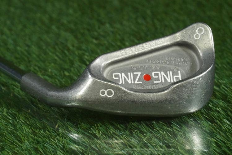 PING ZING KARSTEN 8 IRON KT-M STIFF FLEX STEEL RED DOT RH ~ LOOK!!