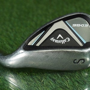 CALLAWAY EDGE SAND WEDGE "S" STEEL REGULAR FLEX RH ~ LOOK!!