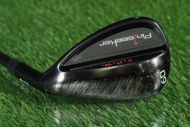 PINSEEKER T.P.W. LOB WEDGE SCORING SYSTEM GRAPHITE SHAFT RH 60 / 6 ~ LOOK!!