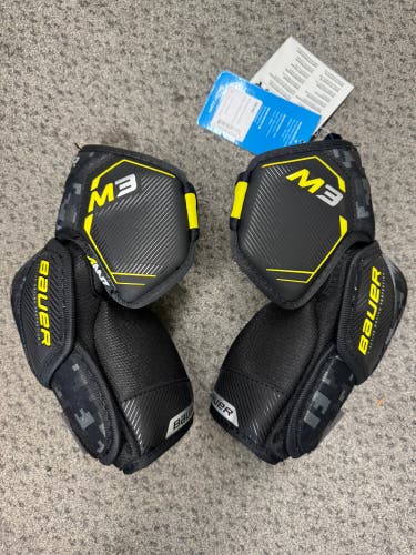 Junior Medium Bauer Supreme M3 Elbow Pads (New)