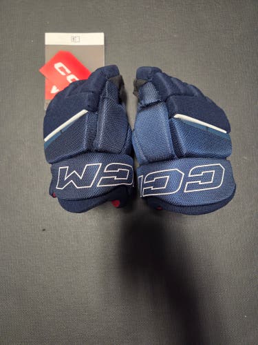New Youth 26' CCM Next Gloves 9" navy