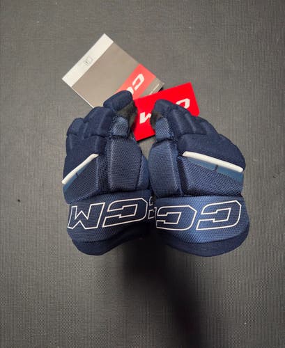 New Youth 26' CCM Next Gloves 8" navy