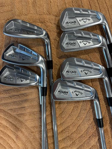 Callaway Razr X Forged Iron Set (7 Pieces; 4-9, PW) RH | True Temper GS95 R300 Shafts (Used)