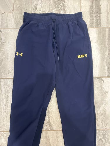 Navy Lacrosse Blue Large Men's Under Armour Joggers (Used)