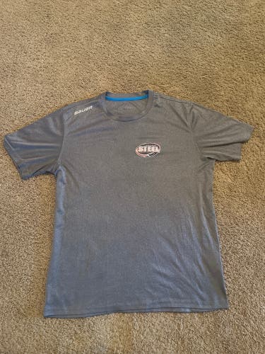 Chicago Steel Gray Large Men's Bauer Shirt