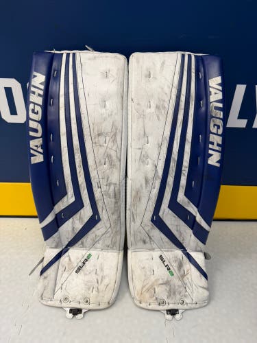 Blue 32" Senior Vaughn Ventus SLR2 Pro Goalie Leg Pads (Used)