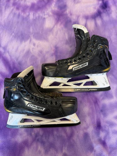 Senior Bauer Supreme 2S Pro Hockey Goalie Skates Regular Width 8 (Used)