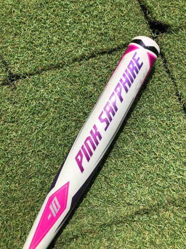 2022 Easton Pink Sapphire Alloy Bat (-10) Alloy 20 oz 30" (Used)