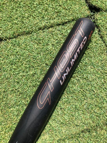 2023 Easton Ghost Unlimited Pitch Black Exclusive Composite Bat (-10) Composite 21 oz 31" (Used)