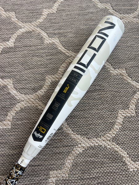 2025 Rawlings Icon Composite USSSA Certified Bat (-10) 18 oz 28" (Used)