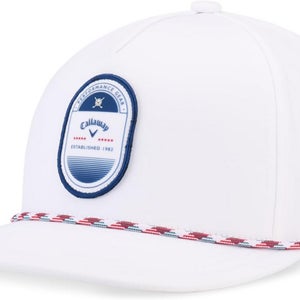NEW 2026 Callaway Golf Birdie Brigade White/USA Snapback Golf Hat/Cap