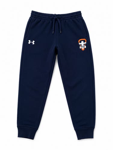 FCA Navy  Large Kids Unisex Under Armour Pants