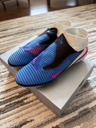 Nike Phantom 6 Elite AG Cleats (Used Once) Racer Blue Unisex Size M 11.0 (W 12.0)