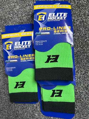 (3 Pack)Lime green Senior Elite Hockey Socks (New) SR 5-13