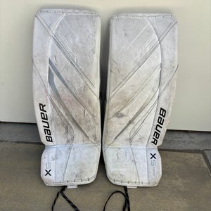 White 30" Intermediate Bauer Vapor X5 Pro Goalie Leg Pads