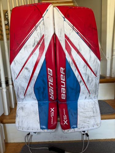 34" Bauer Vapor X5 Pro Goalie Leg Pads (Used)