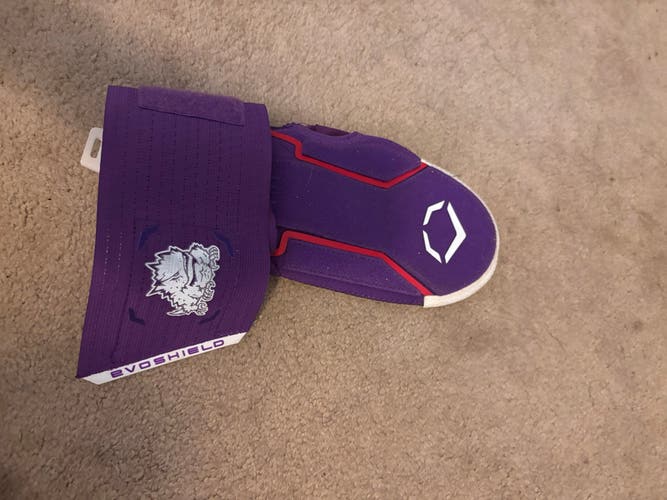 Purple TCU EvoShield Sliding Mitt (New)