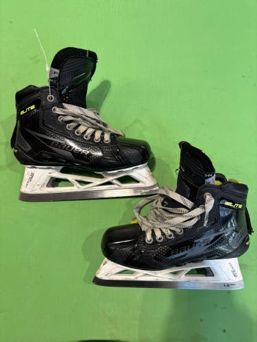 Intermediate Bauer Elite Hockey Goalie Skates Size 4 Fit 2