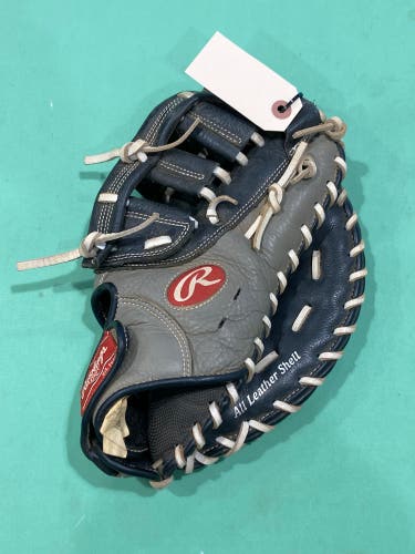 Used Rawlings Highlight Series Right Hand First Base Softball Glove 13"