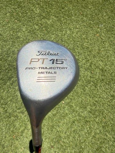 Men's Titleist PT Left Hand Fairway Wood Uniflex 3 Wood Graphite Shaft (Used)