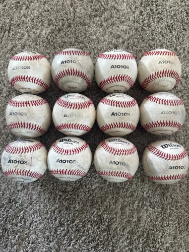 Wilson A1010S Baseballs 12 Pack (1 Dozen) (Used)