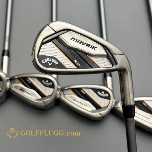 Callaway Mavrik Max Iron Set 6-AW,SW / Catalyst Graphite, Regular (250)