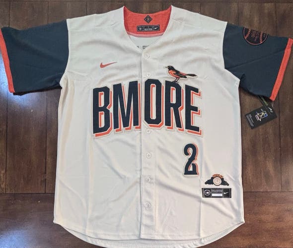 Baltimore Orioles Gunnar Henderson City Connect Jersey 2026 Adult Medium NWT