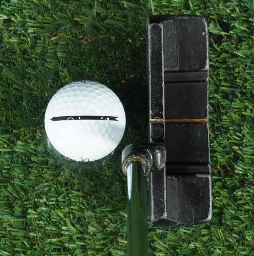 COUGAR CUSTOMIZED TOP-SPIN PUTTER BLADE 33.5" STEEL SHAFT RH ~ LOOK!!