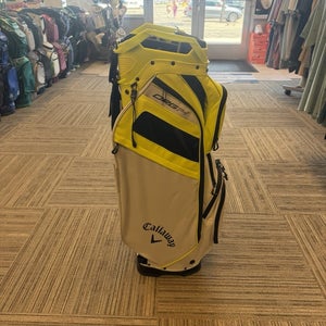 Callaway Org 14 Cart bag LIME/SILVER