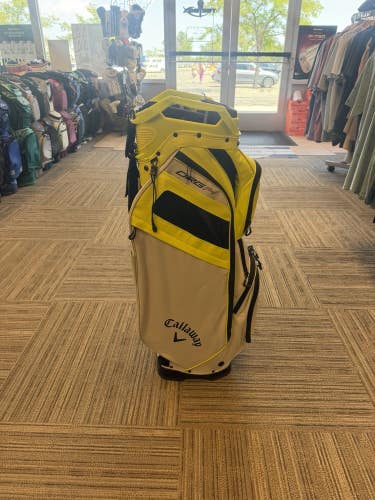 Callaway Org 14 Cart bag LIME/SILVER