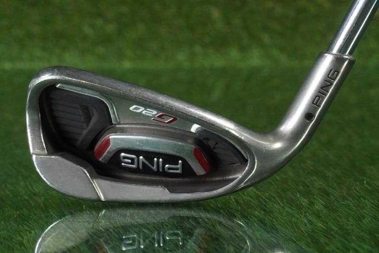 PING G20 8 IRON CFS STEEL REGULAR FLEX BLACK DOT LEFT HANDED LH ~ LOOK!!