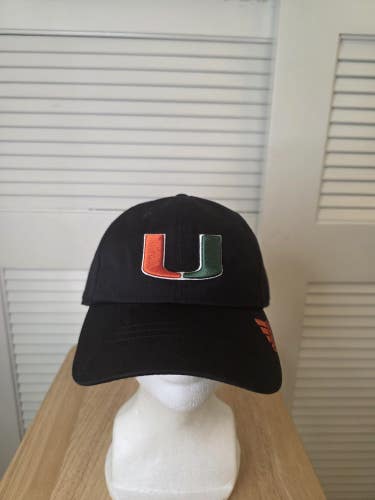 Miami Hurricanes Adidas Strapback Hat NCAA