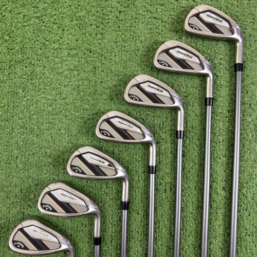 Callaway Mavrik Iron Set 4-PW Project X Catalyst 55 5.0 Senior Flex -1/2 Short