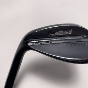 Cleveland RTX 6 ZipCore Black Satin Sand Wedge 54*10 Catalyst Black Spinner LH